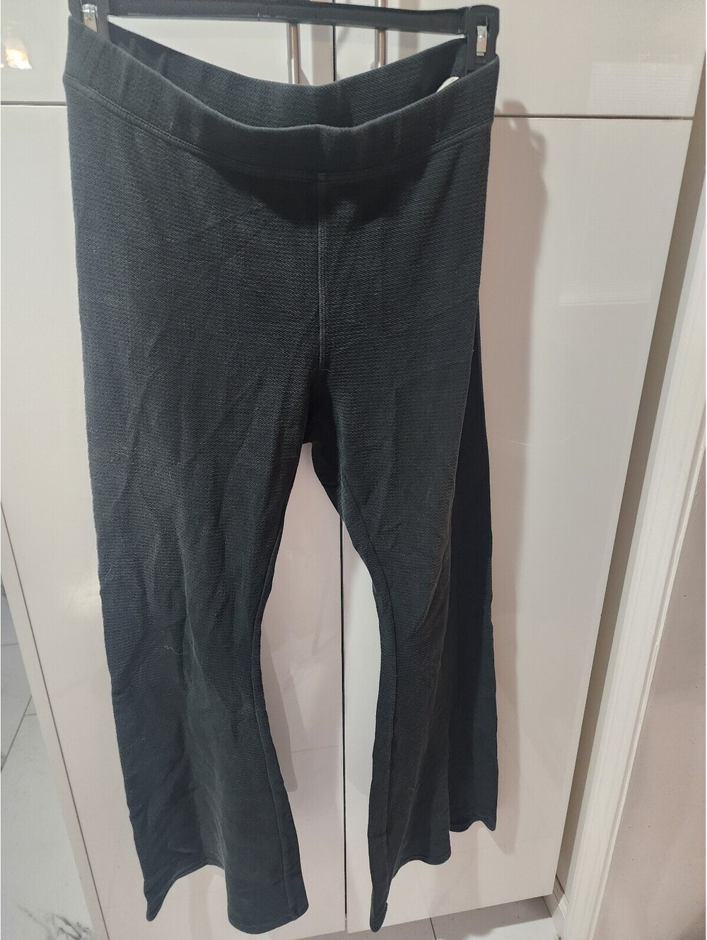 Offline Black Textured Flared Leggings Size XL